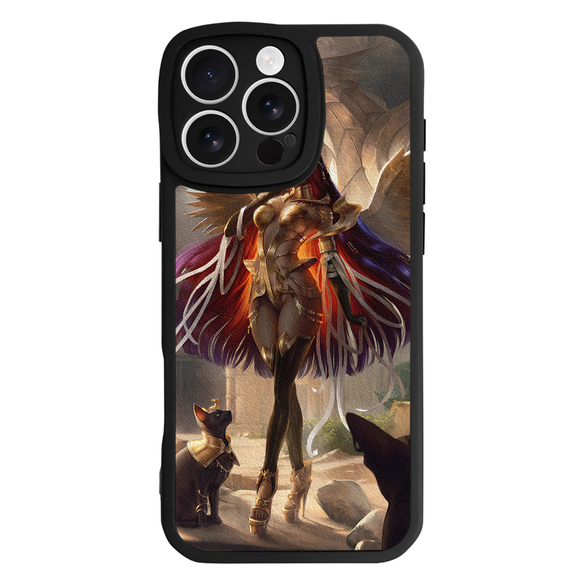 （画像用） 遊☆戯☆王 Yu-Gi-Oh! 【iPhone 16シリーズ対応】シリコンスマホケース（レザー調） 材質：シリコン